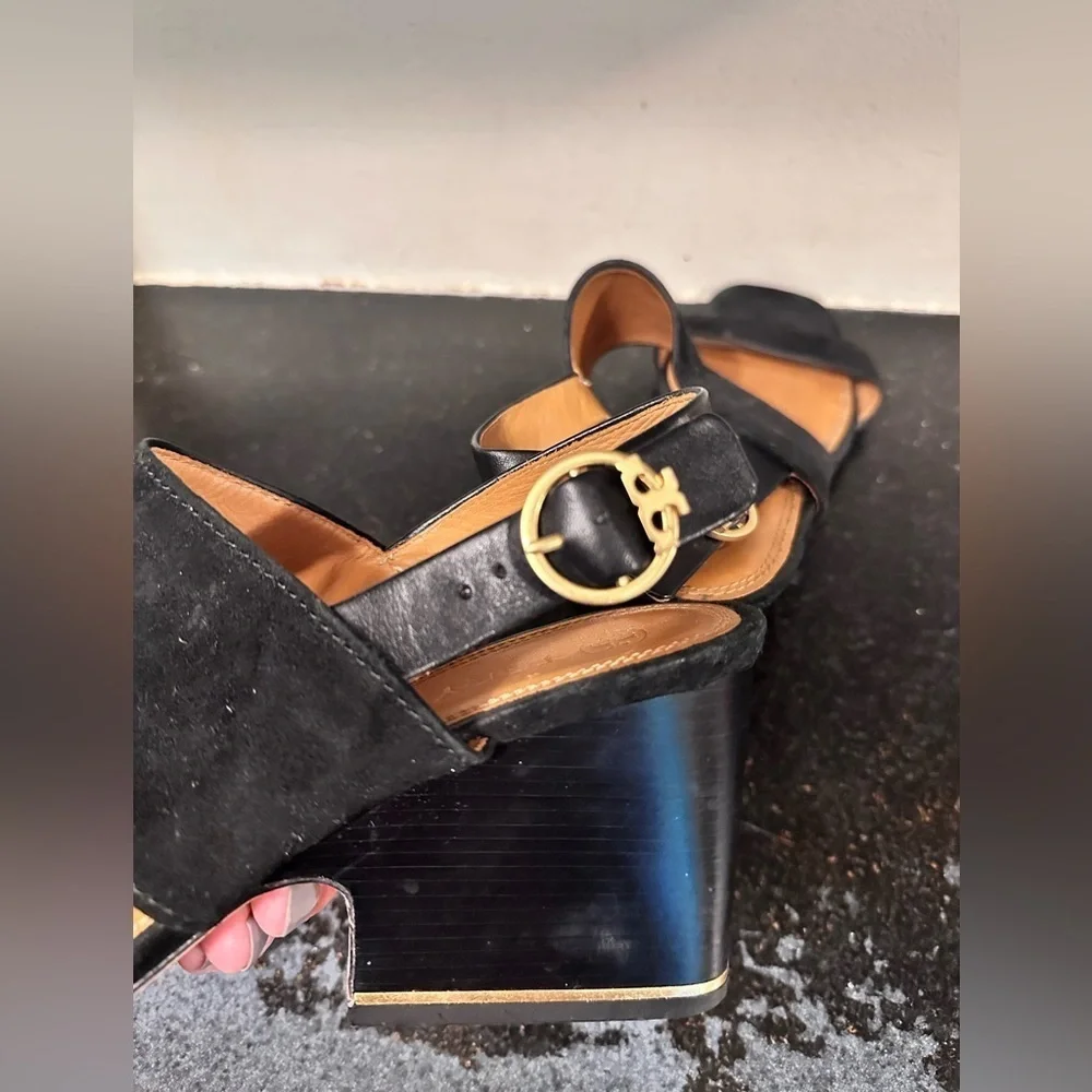 Tory Burch Selby Block Heel Sandal Sz. 10